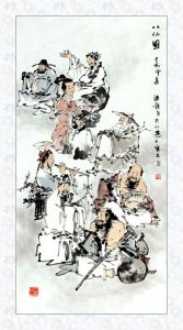 传统人物画八仙图